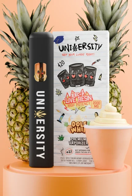 Dole Whip HHCP Live Resin Vape 2G Disposable – pineapple vanilla tropical vape