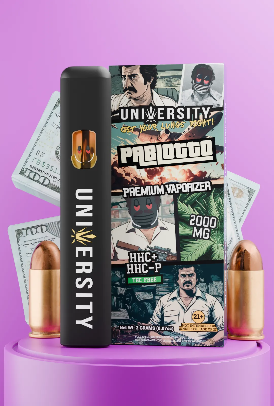 trap-university-Pablotto HHC+HHC-P Vape – Liquid Diamonds 2000mg Pablotto HHC + HHCP Vape 2G Disposable – hybrid vape
