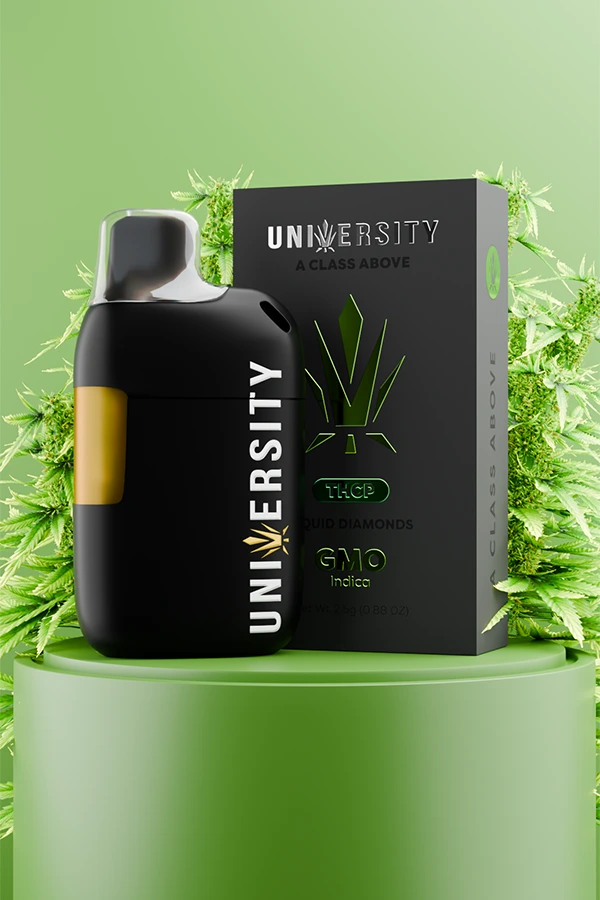 gmo-thcp-vape-2.5-g-trap-university GMO THCP Vape Liquid Diamonds Disposable 2.5G – indica vape