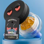 Blue Nerdz THCA Live Resin Diamonds Hybrid concentrate in jar