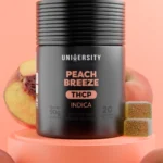 Peach Breeze – THCP Live Rosin Premium Gummies