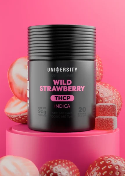 Wild Strawberry – THCP Live Rosin Premium Gummies