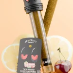 Lemon Cherry Gelato THCA Preroll 2G with citrus-cherry aroma, smooth burn, uplifting effects, and premium THCA infusion.