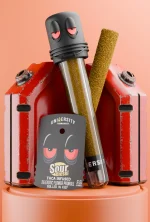 Sour Diesel THCA Preroll 2G premium preroll with bold diesel and citrus flavor, energizing effects, and smooth slow-burning experience.