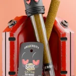 Sour Diesel THCP Preroll 2G premium sativa preroll rolled in kief with bold diesel flavor and smooth citrus notes.