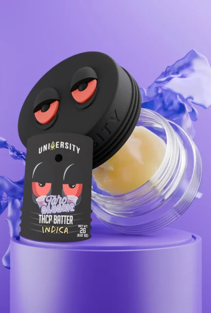 Taro Slushie THCP Premium Live Batter Indica concentrate in glass jar