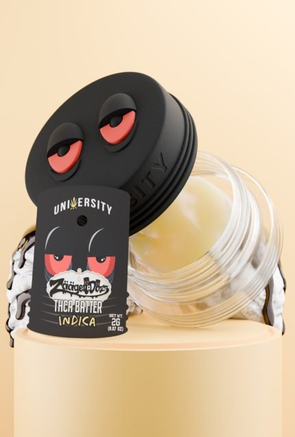 Zaagendaaz THCA Premium Live Batter Indica concentrate jar