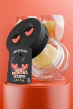 Rose Mimosa THCP Premium Live Batter Sativa concentrate in glass jar