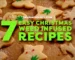 Weed infused recipes for christmas including cookies, hot chocolate and festive snacks.