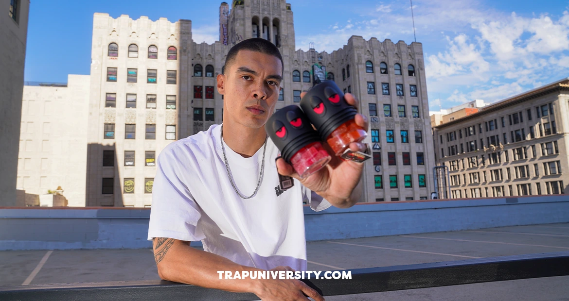 Delta 9 vs THC chemical structure comparison with cannabis leaf background