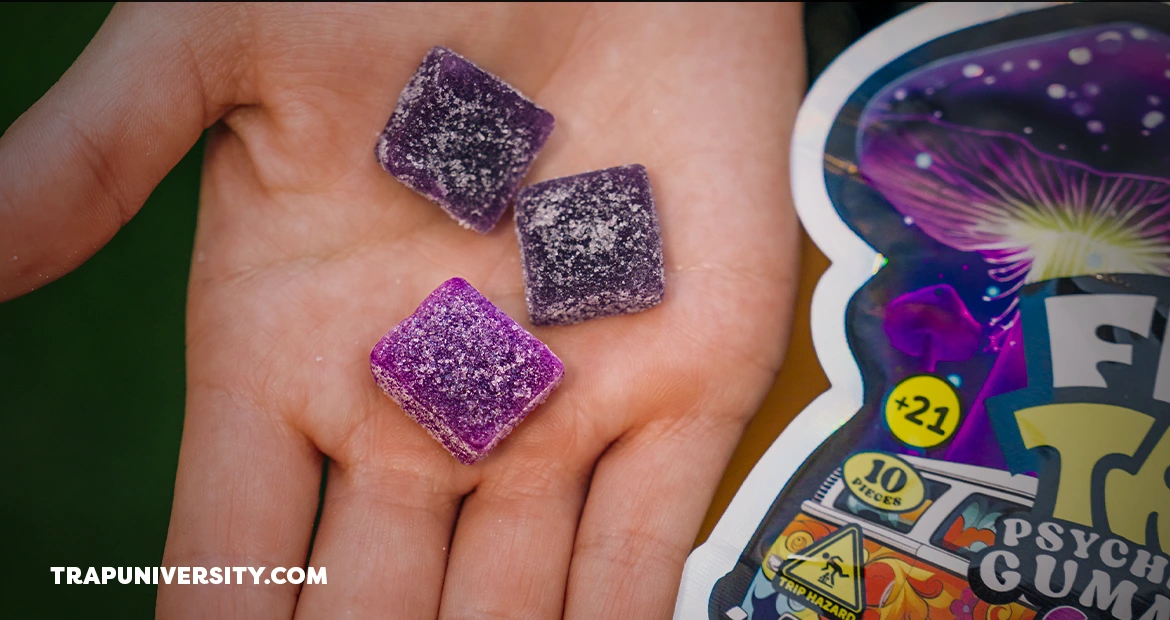 best mushroom gummies in 2026 comparison with psychedelic gummies in hand