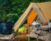 psychedelic outdoor experiences - nature camping forest environment tent relaxing natural setting sensory perception