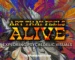 psychedelic art visual featuring colorful immersive patterns and surreal visual culture design