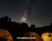 perfect evening vibe starlight camping night sky outdoor experience tents under stars sensory atmosphere