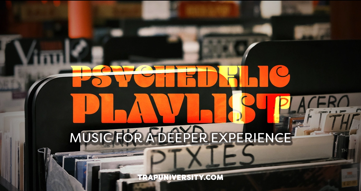 psychedelic music playlist featuring classic psychedelic rock vinyl records and immersive listening culture
